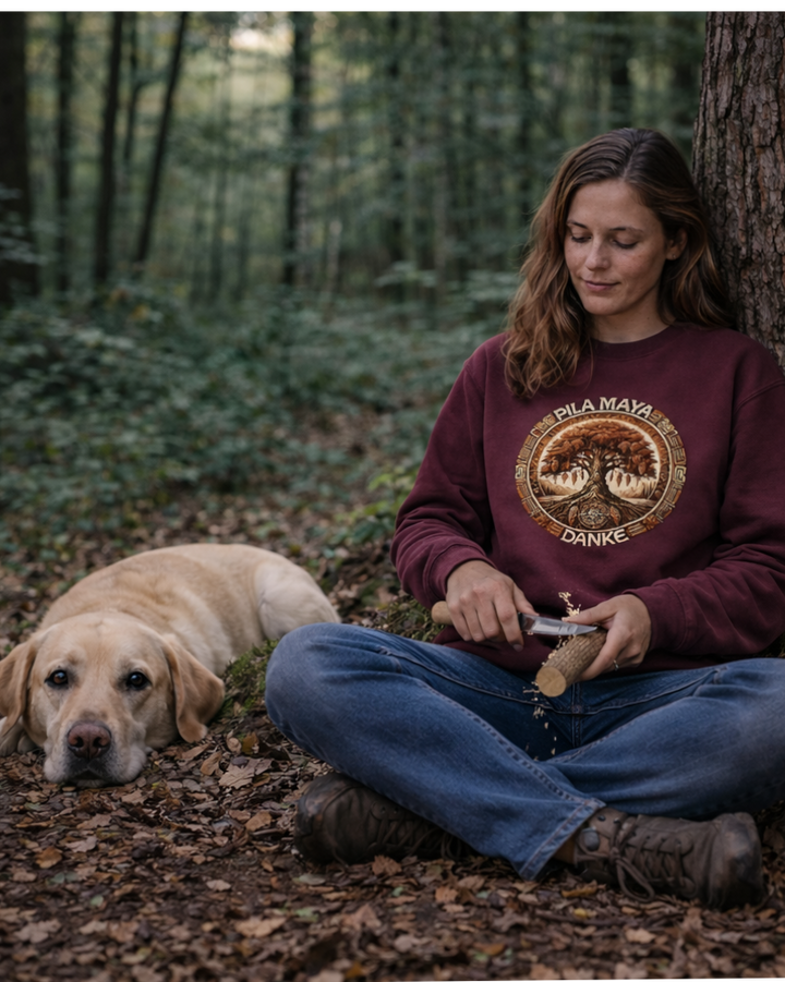 Pilamaya Premium Sweatshirt 100 % Bio-Baumwolle Unisex