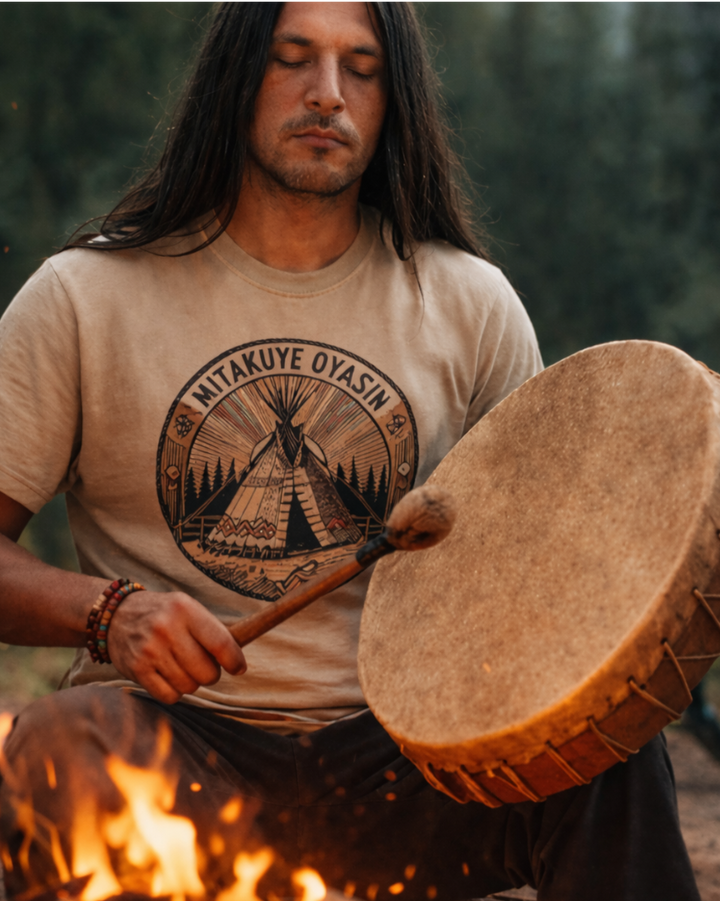 Mitakuye Oyasin  - Premium Bio T- Shirt 100 % Bio-Baumwolle Unisex
