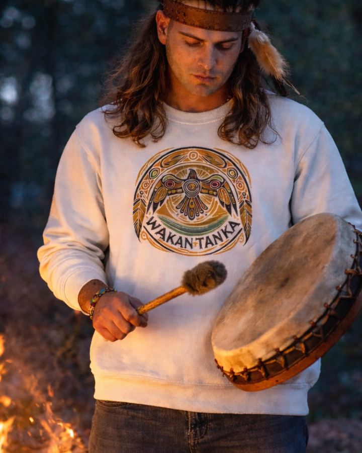 Wakan Tanka Premium Bio Sweatshirt 100% Baumwolle Unisex