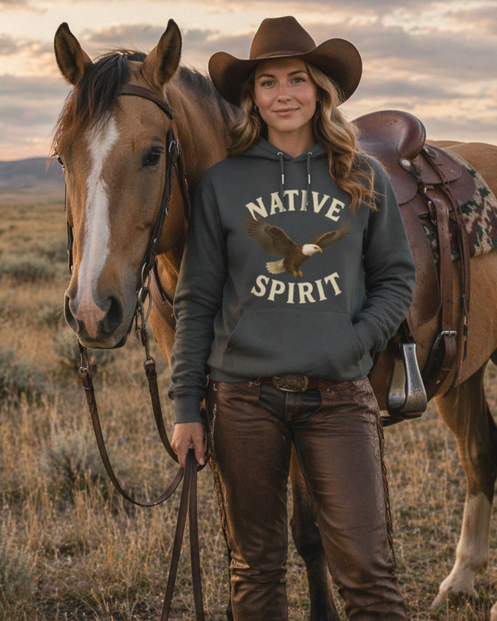 Native Spirit Premium Bio Hoodie 100 % Bio-Baumwolle Unisex