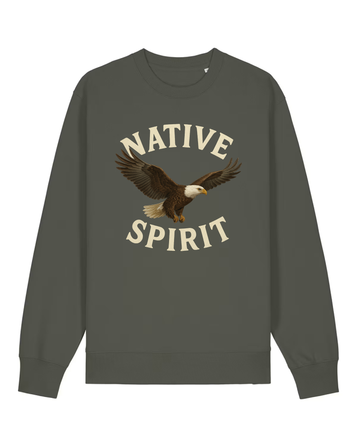 Native Spirit Premium Sweatshirt 100 % Bio-Baumwolle Unisex