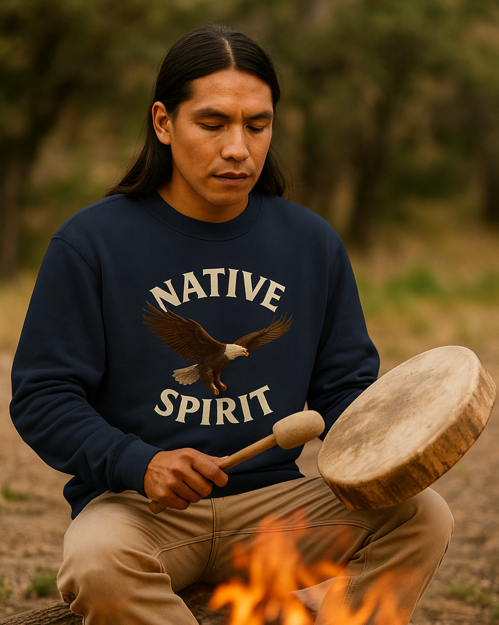 Native Spirit Premium Sweatshirt 100 % Bio-Baumwolle Unisex
