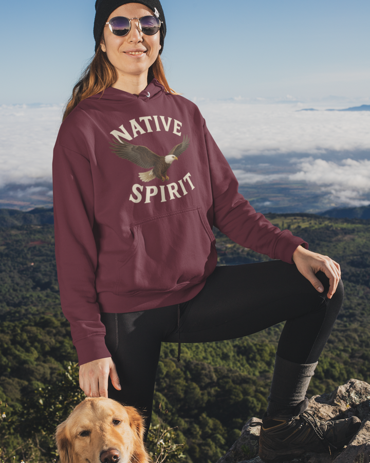 Native Spirit Premium Bio Hoodie 100 % Bio-Baumwolle Unisex