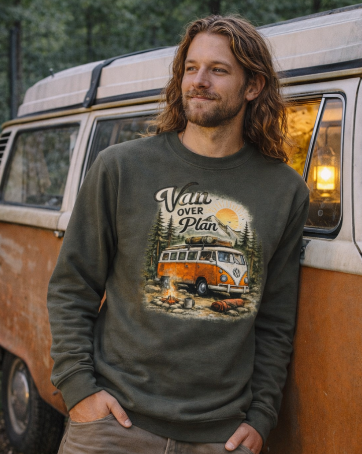 Van over Plan Premium Bio Sweatshirt 100 % Bio-Baumwolle Unisex