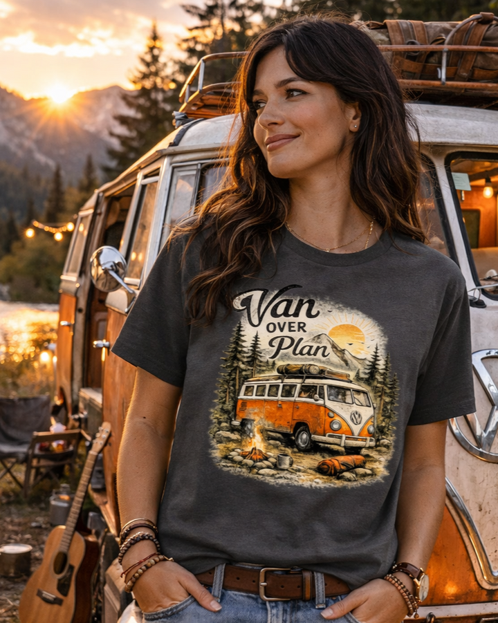 Van over Plan Premium Bio T-Shirt 100 % Bio-Baumwolle Unisex