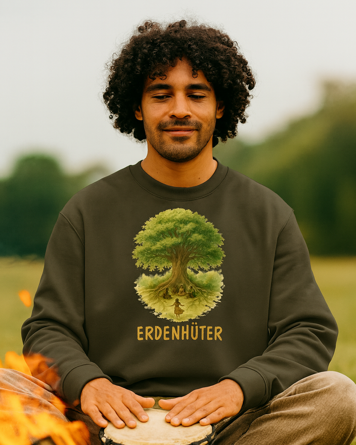 Erdenhüter Premium Sweatshirt 100 % Bio-Baumwolle Unisex
