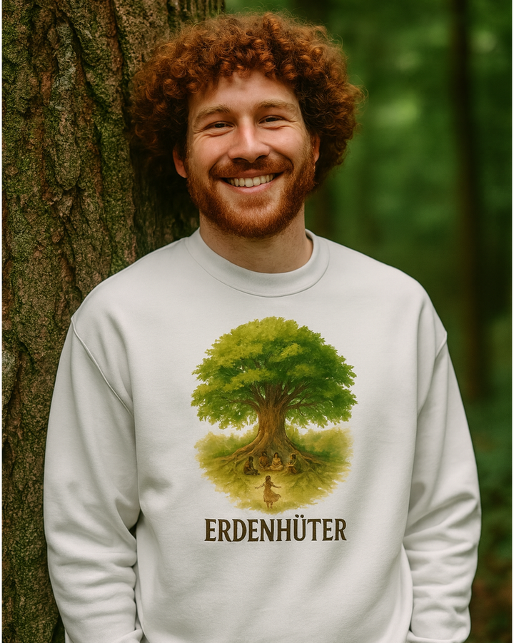 Erdenhüter Hell Premium Sweatshirt 100 % Bio-Baumwolle Unisex