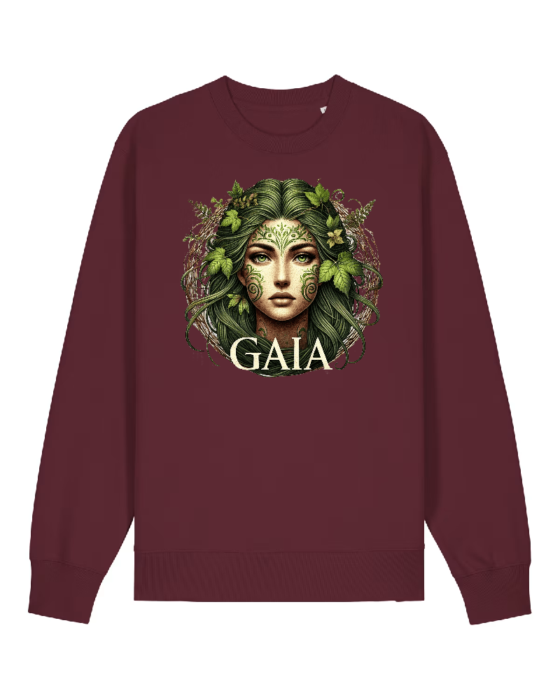 GAIA Premium Sweatshirt 100% Bio-Baumwolle, Unisex