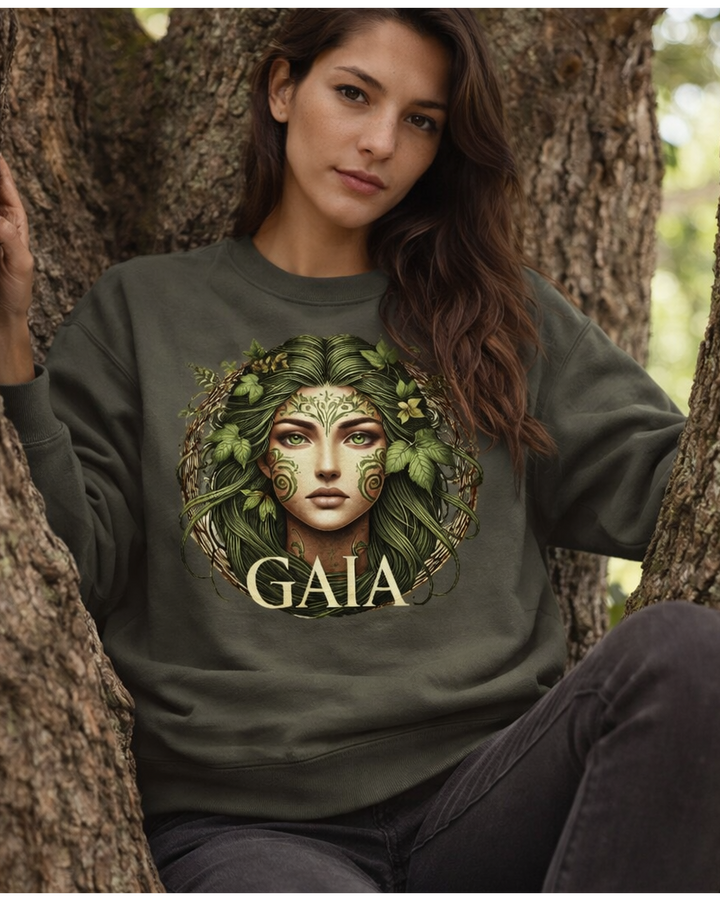 GAIA Premium Sweatshirt 100% Bio-Baumwolle, Unisex