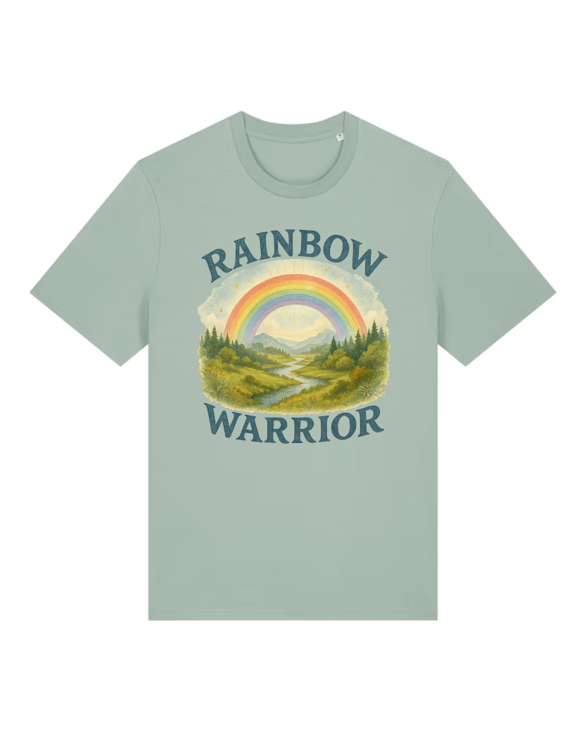Rainbow Warrior Premium Bio T-Shirt 100 % Bio-Baumwolle Unisex