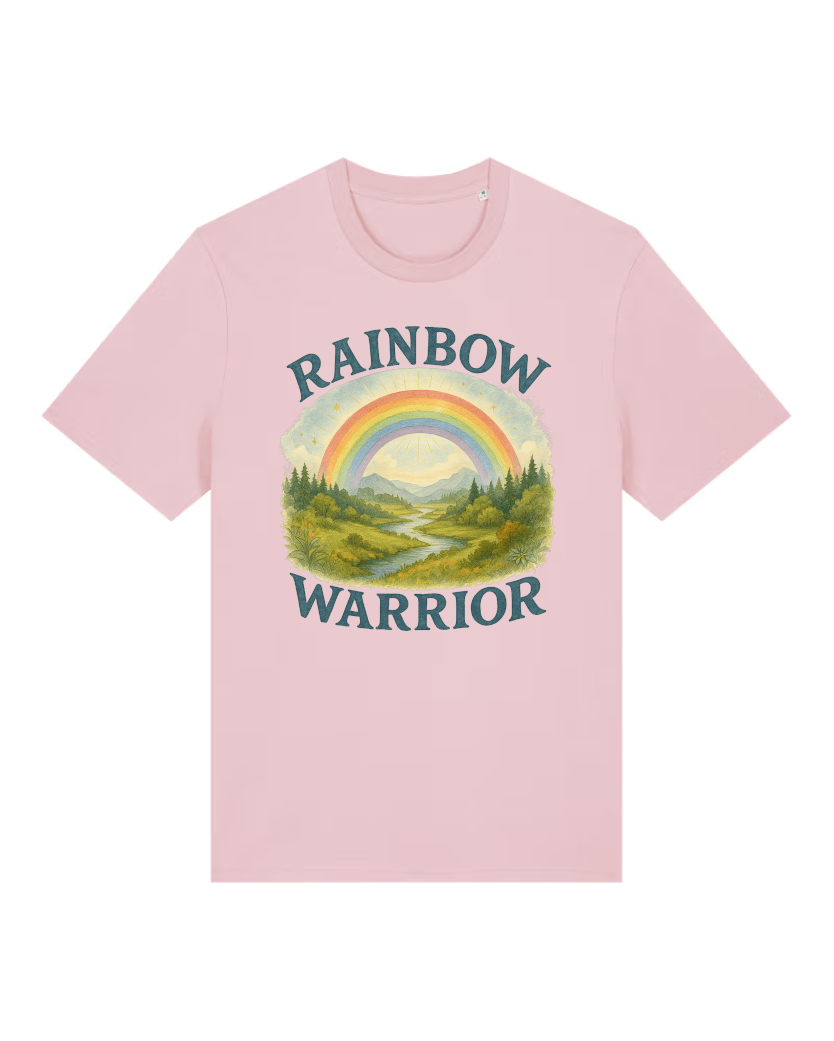 Rainbow Warrior Premium Bio T-Shirt 100 % Bio-Baumwolle Unisex