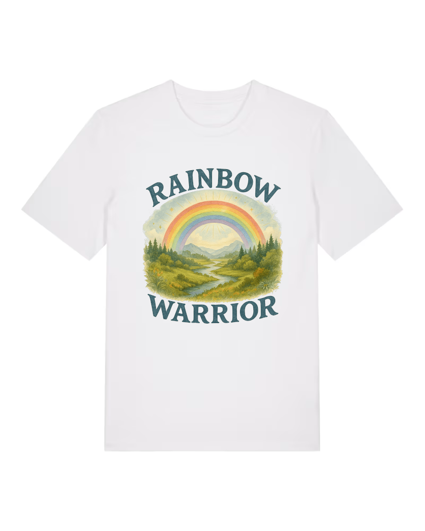 Rainbow Warrior Premium Bio T-Shirt 100 % Bio-Baumwolle Unisex
