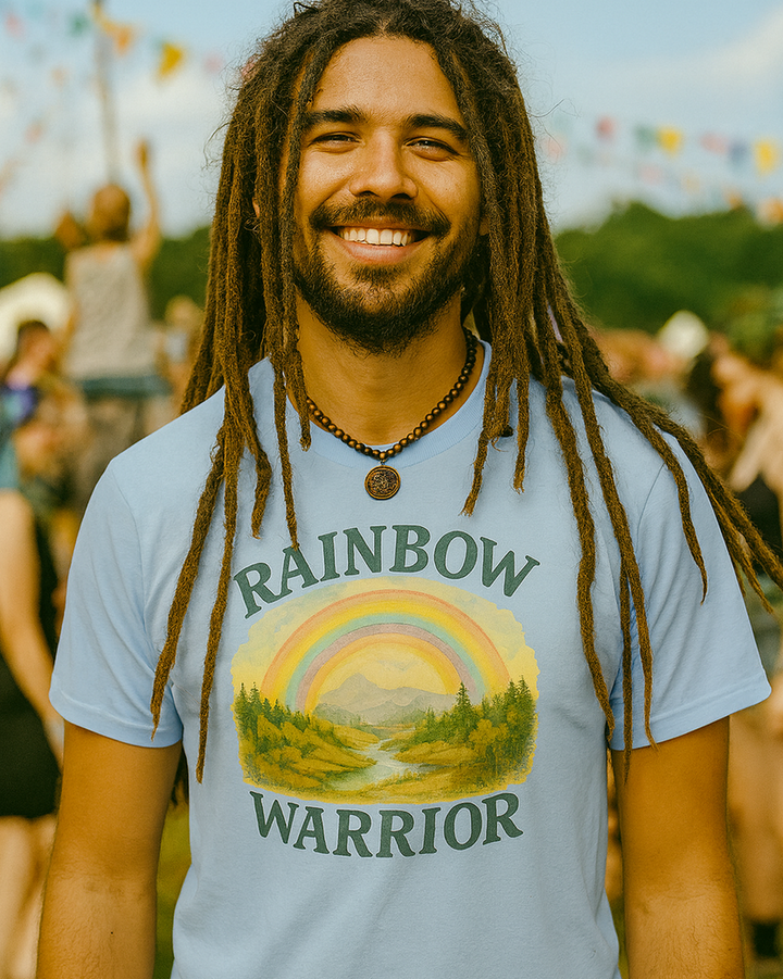 Rainbow Warrior Premium Bio T-Shirt 100 % Bio-Baumwolle Unisex