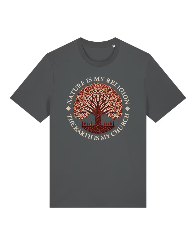 The Earth is my Church Premium Bio T-Shirt 100 % Bio-Baumwolle Unisex