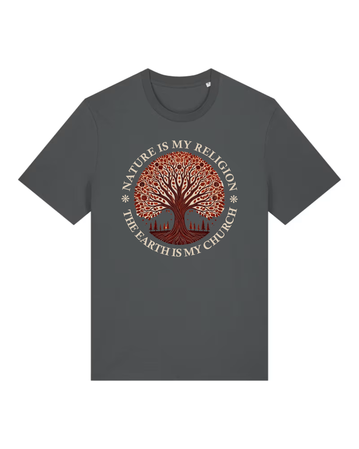 The Earth is my Church Premium Bio T-Shirt 100 % Bio-Baumwolle Unisex