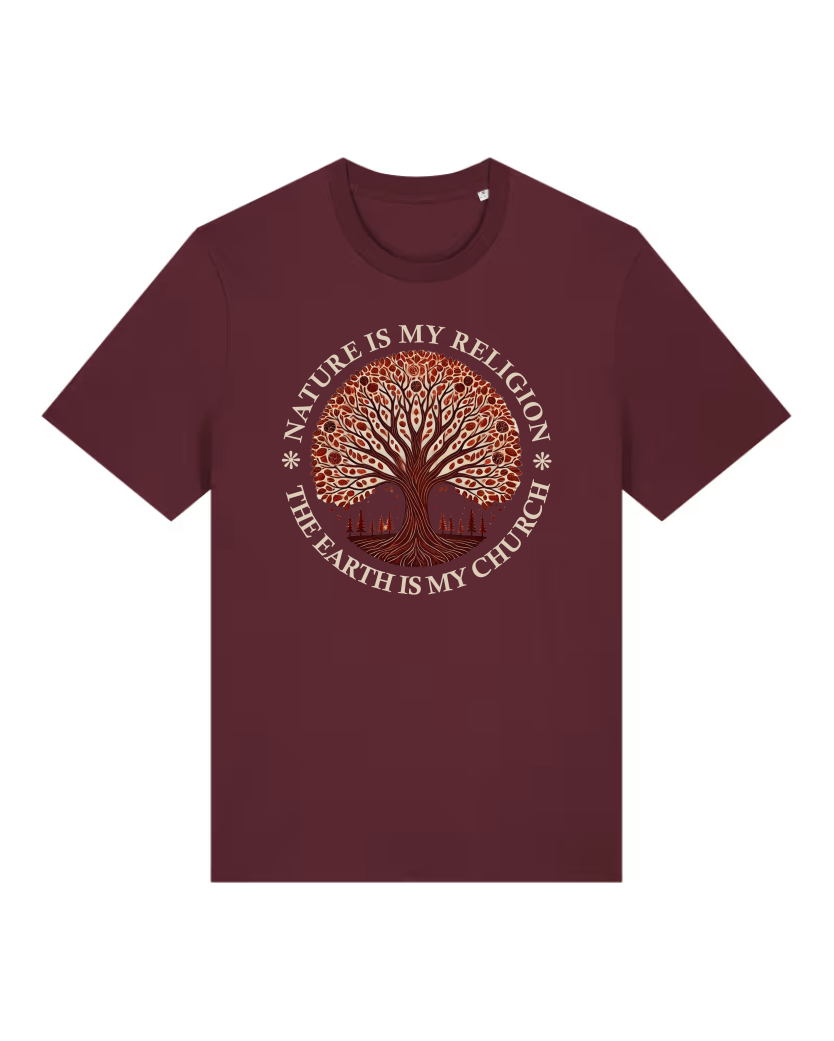 The Earth is my Church Premium Bio T-Shirt 100 % Bio-Baumwolle Unisex