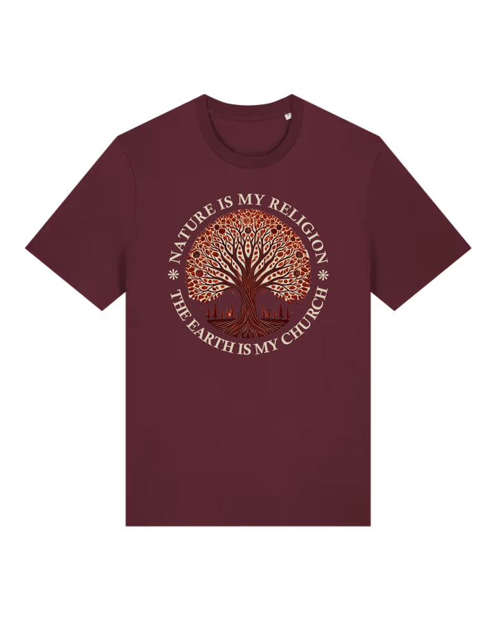 The Earth is my Church Premium Bio T-Shirt 100 % Bio-Baumwolle Unisex
