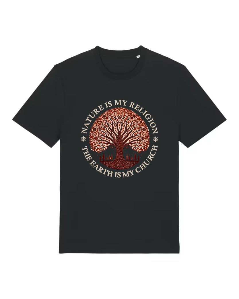 The Earth is my Church Premium Bio T-Shirt 100 % Bio-Baumwolle Unisex