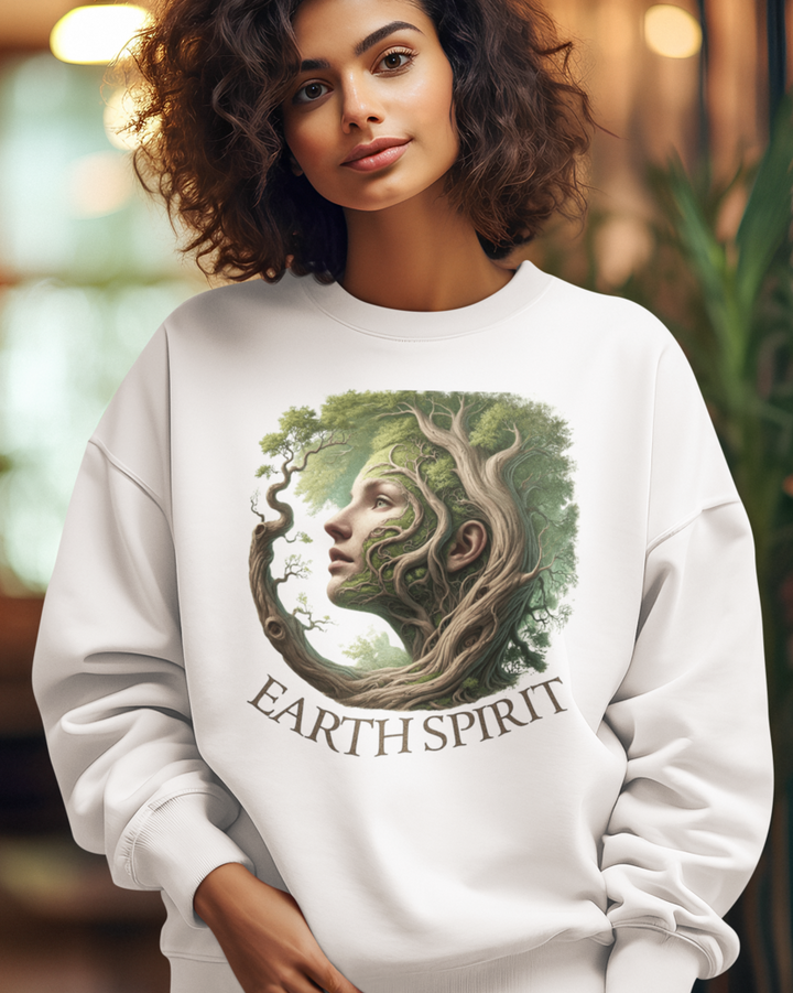 Earth Spirit Premium Sweatshirt 100 % Bio-Baumwolle Unisex