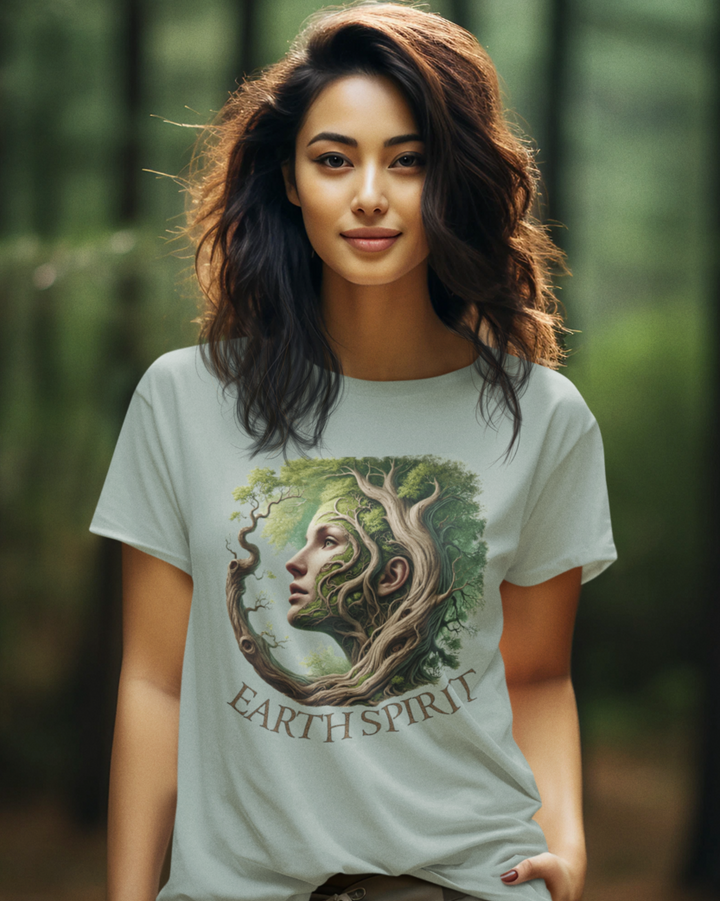 Earth Spirit Premium Bio T-Shirt 100 % Bio-Baumwolle Unisex
