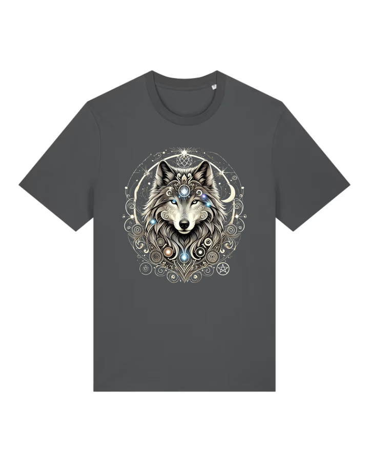 Mystik Wolf Premium Bio T-Shirt 100 % Bio-Baumwolle Unisex