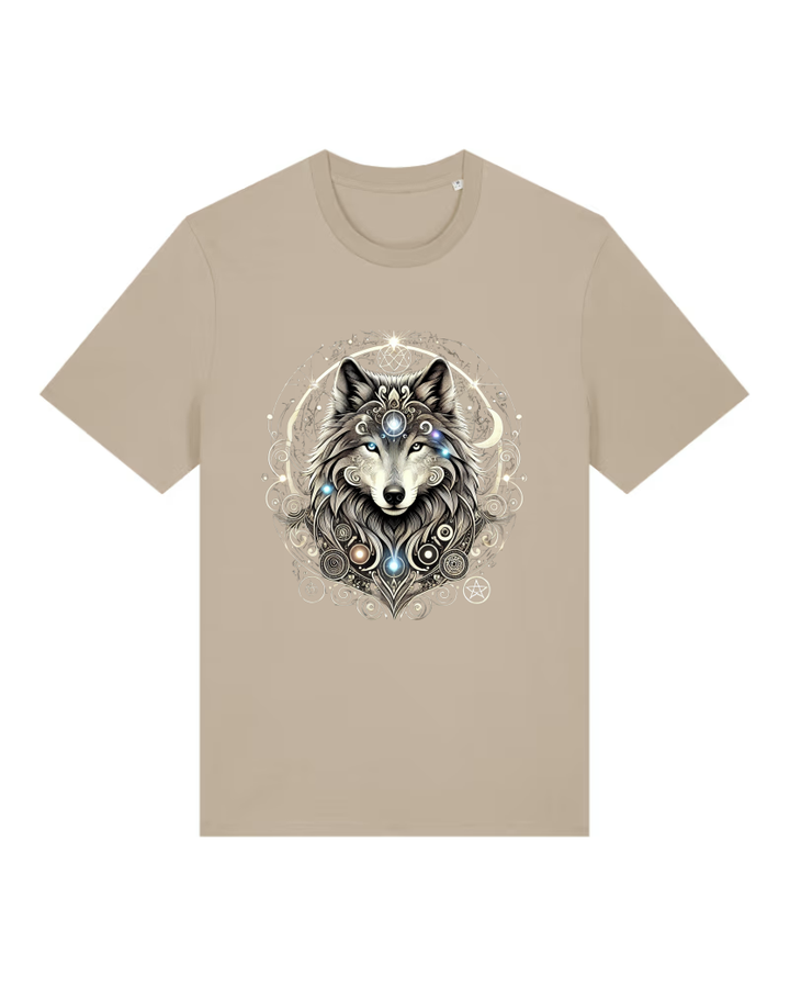 Mystik Wolf Premium Bio T-Shirt 100 % Bio-Baumwolle Unisex