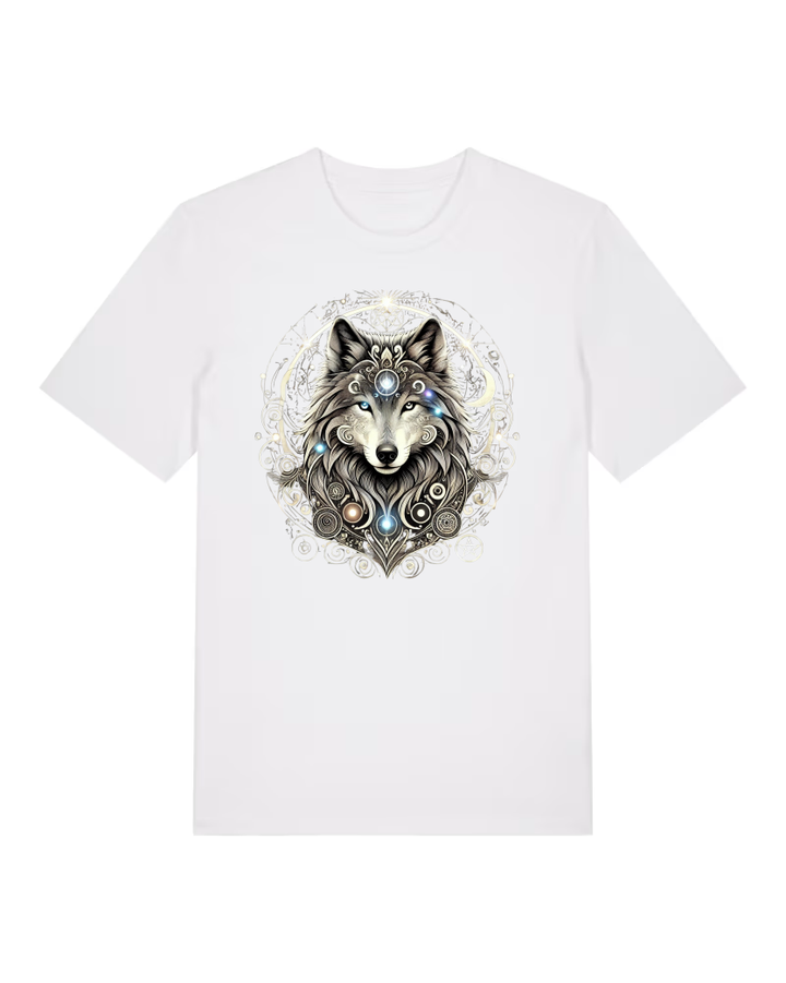 Mystik Wolf Premium Bio T-Shirt 100 % Bio-Baumwolle Unisex