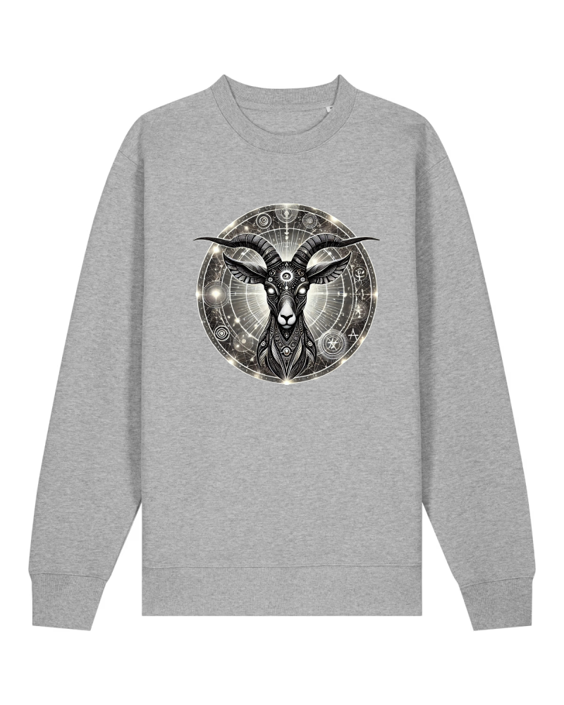 Mystik Ziege Premium Sweatshirt 100 % Bio-Baumwolle Unisex