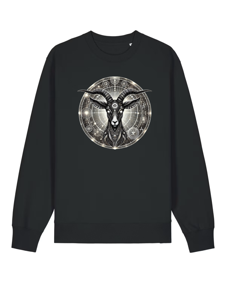 Mystik Ziege Premium Sweatshirt 100 % Bio-Baumwolle Unisex