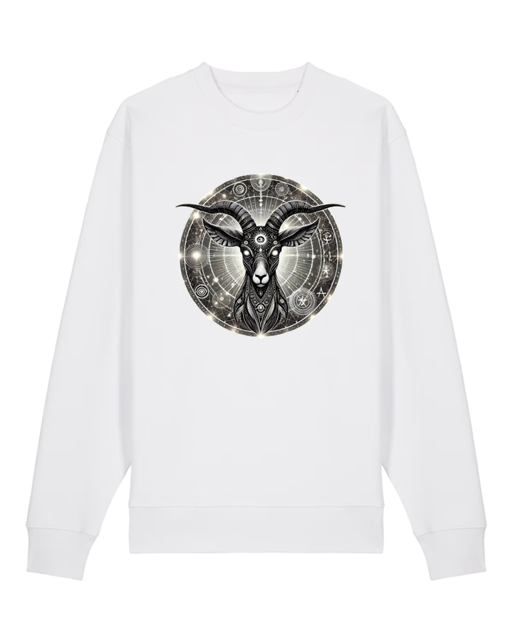 Mystik Ziege Premium Sweatshirt 100 % Bio-Baumwolle Unisex