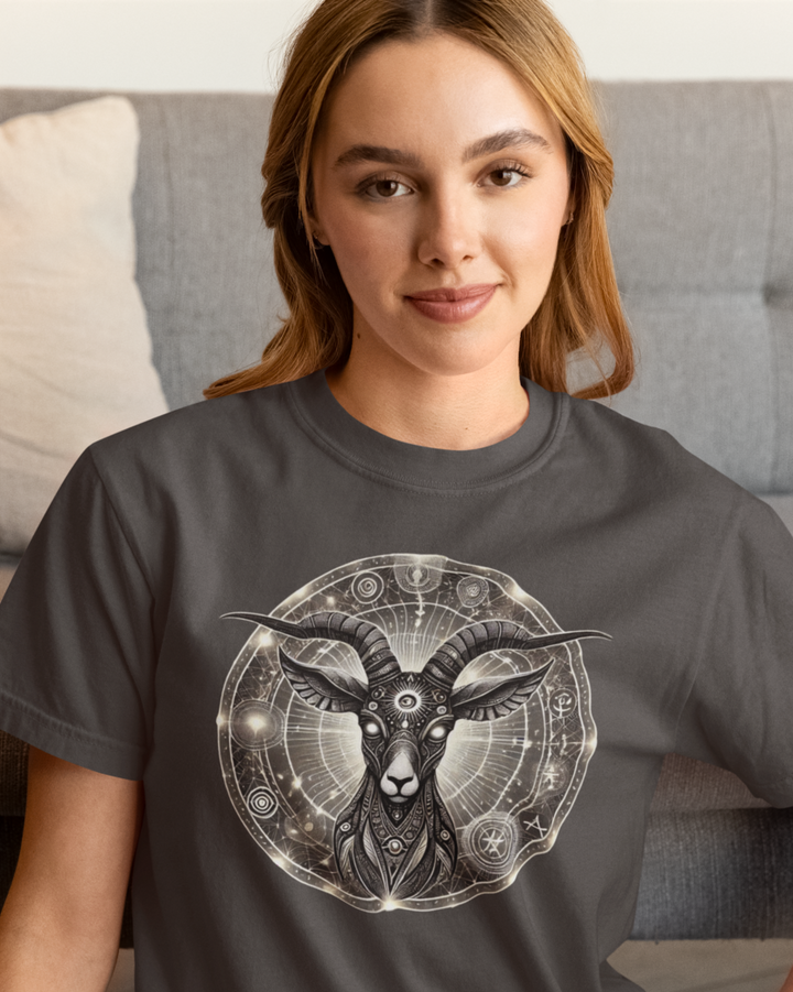 Mystik Ziege Premium Bio T-Shirt 100 % Bio-Baumwolle Unisex