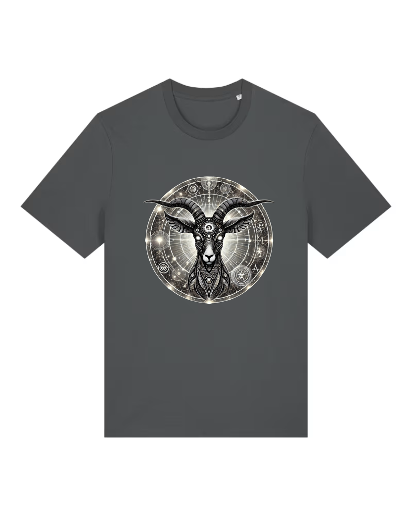 Mystik Ziege Premium Bio T-Shirt 100 % Bio-Baumwolle Unisex