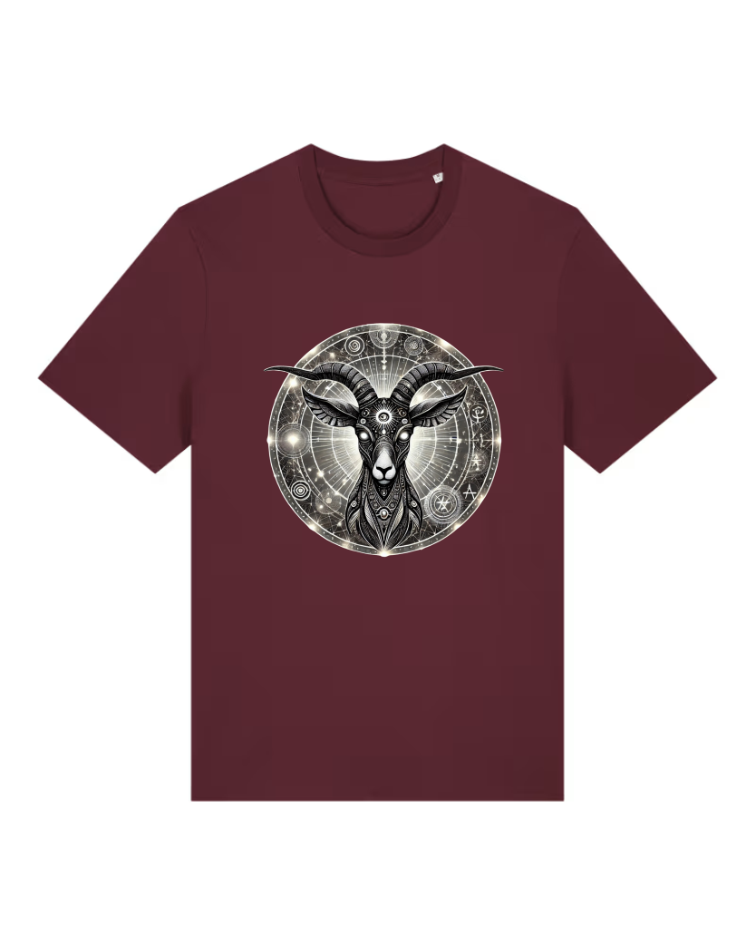 Mystik Ziege Premium Bio T-Shirt 100 % Bio-Baumwolle Unisex