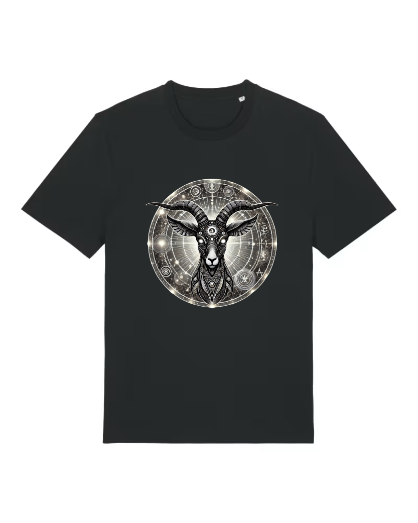 Mystik Ziege Premium Bio T-Shirt 100 % Bio-Baumwolle Unisex