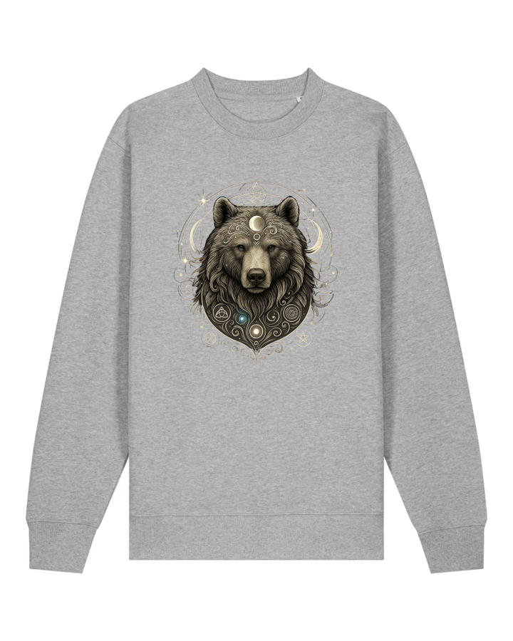 Mystik Bär Premium Sweatshirt 100 % Bio-Baumwolle Unisex