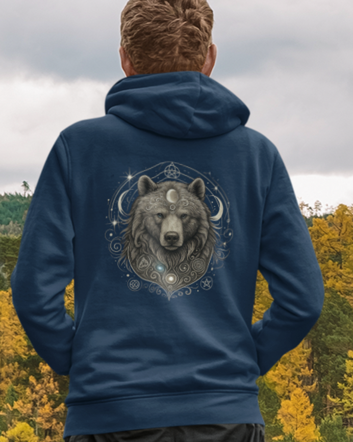 Mystik Bär Kapuzenjacke Organic Zipper