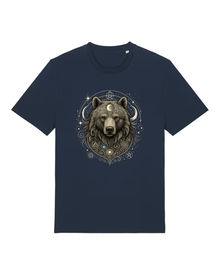 Mystik Bär Premium Bio T-Shirt 100 % Bio-Baumwolle Unisex