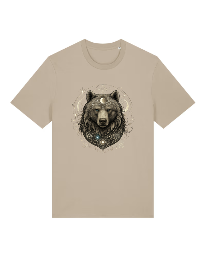 Mystik Bär Premium Bio T-Shirt 100 % Bio-Baumwolle Unisex