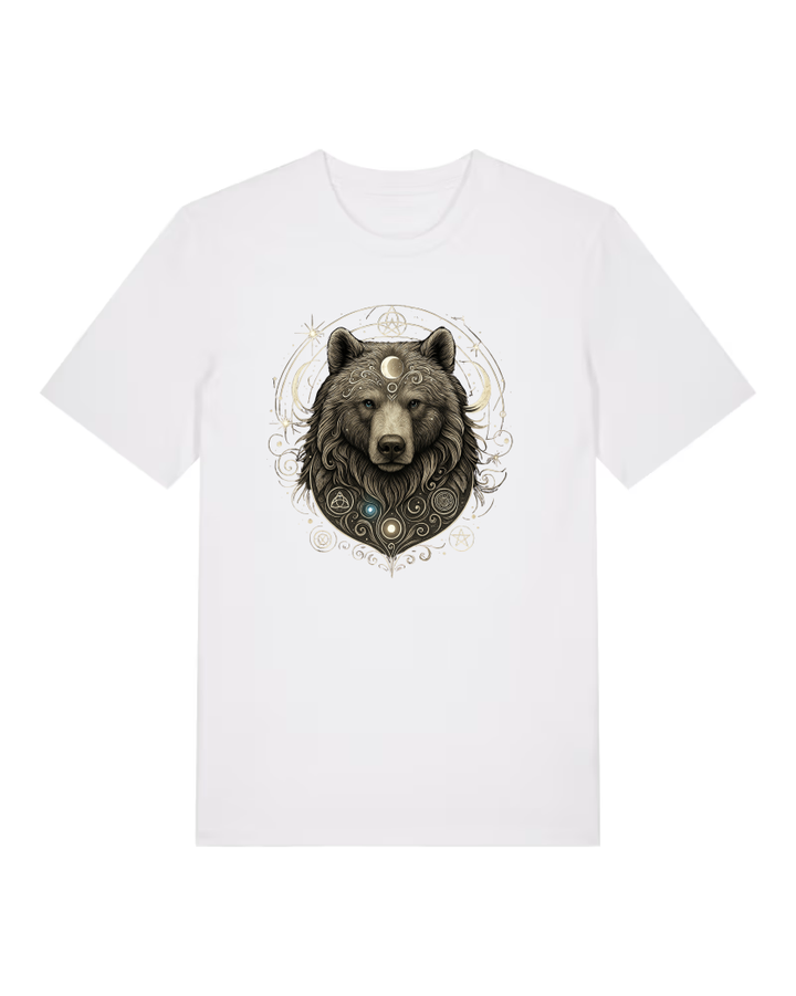Mystik Bär Premium Bio T-Shirt 100 % Bio-Baumwolle Unisex