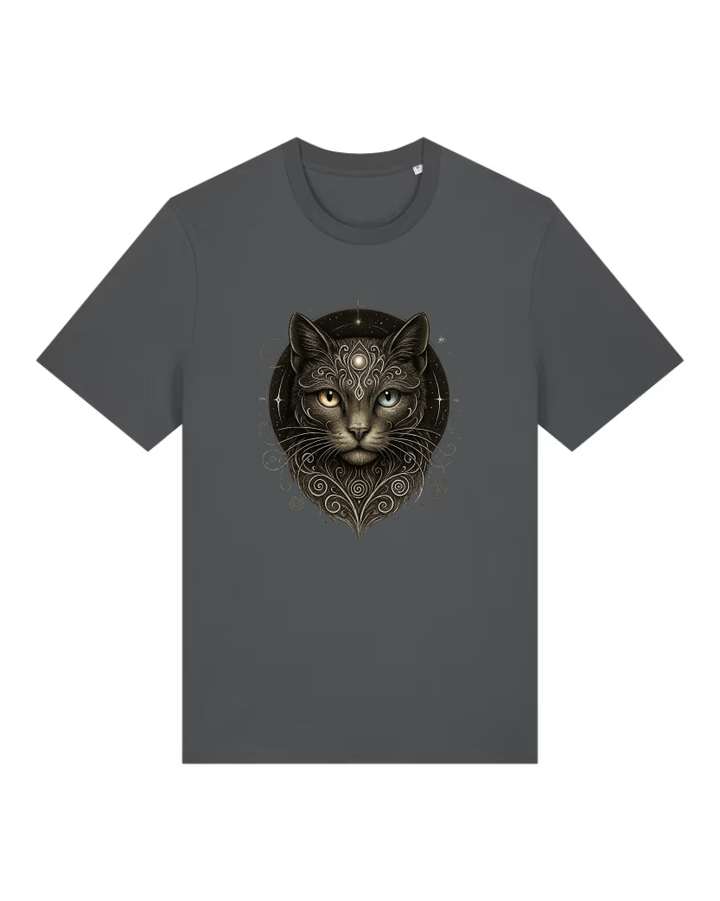 Mystik Katze Premium Bio T-Shirt 100 % Bio-Baumwolle Unisex