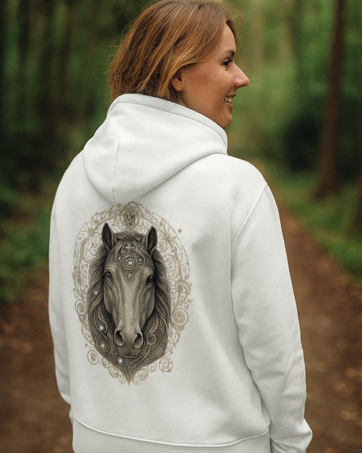 Mystik Pferd Kapuzenjacke Organic Zipper