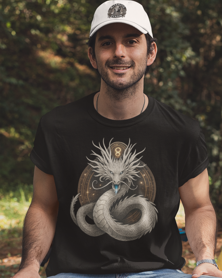 Mystik Drache Premium Bio T-Shirt 100 % Bio-Baumwolle Unisex