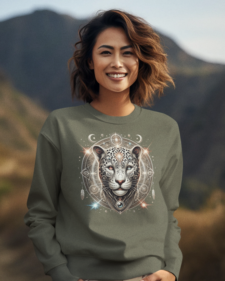 Mystik Jaguar Bio Sweatshirt 100 % Bio-Baumwolle Unisex