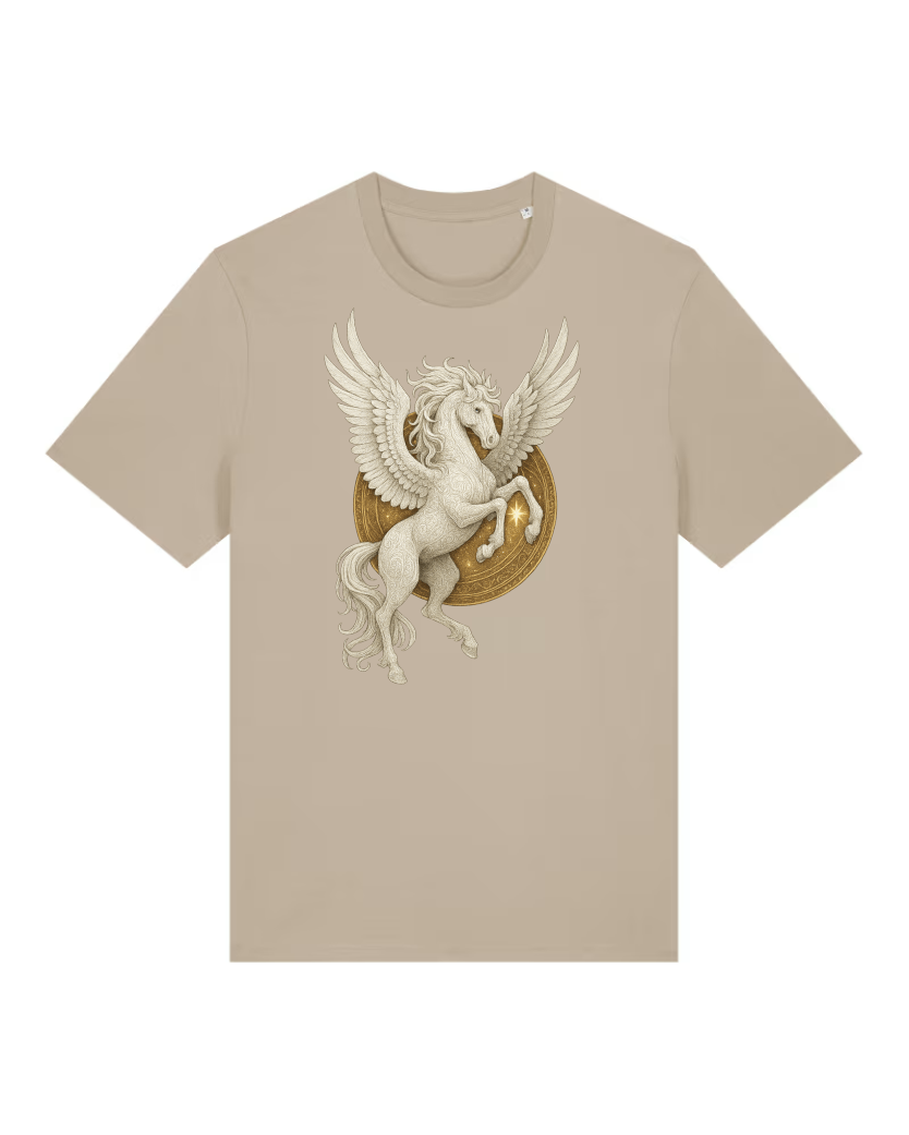 Mystik Pegasus Premium Bio T-Shirt 100 % Bio-Baumwolle Unisex