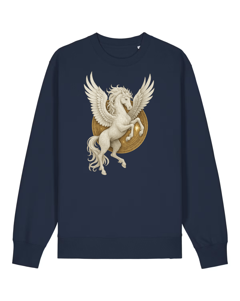 Mystik Pegasus Sweatshirt 100 % Bio-Baumwolle Unisex