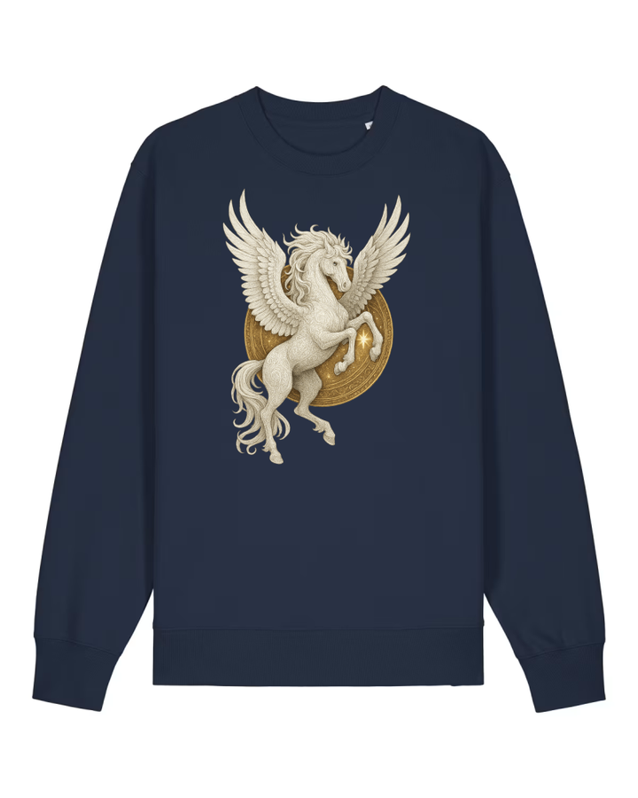 Mystik Pegasus Sweatshirt 100 % Bio-Baumwolle Unisex