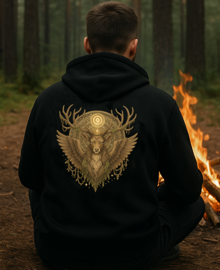 Mystik Cernunnos Kapuzenjacke Organic Zipper