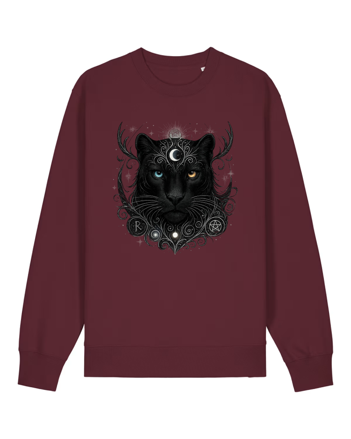 Mystik Panther Premium Sweatshirt 100 % Bio-Baumwolle Unisex