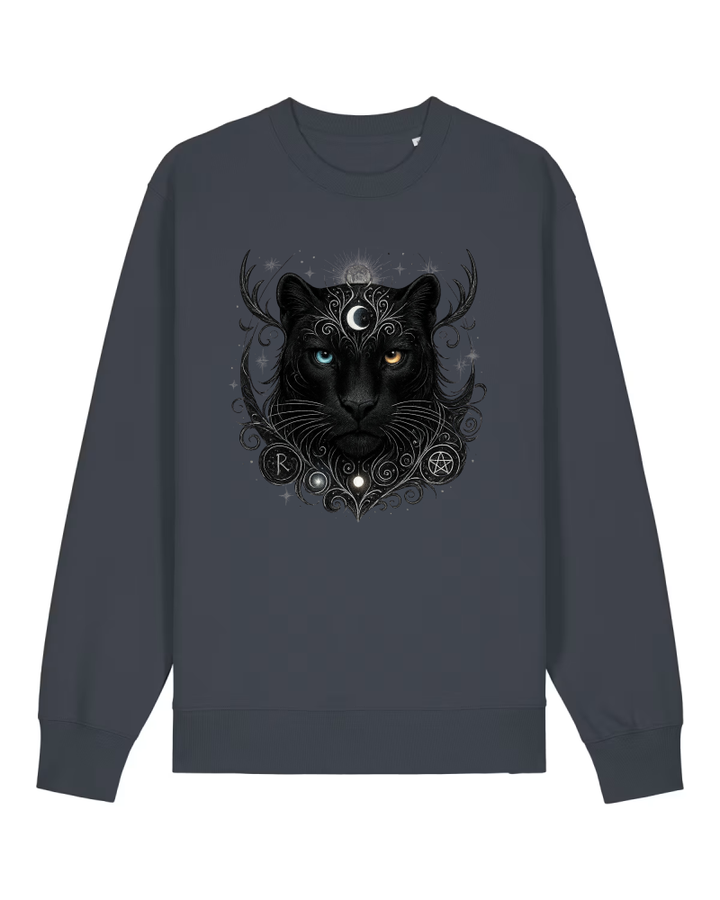 Mystik Panther Premium Sweatshirt 100 % Bio-Baumwolle Unisex