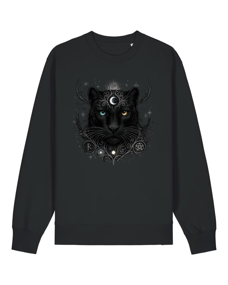 Mystik Panther Premium Sweatshirt 100 % Bio-Baumwolle Unisex